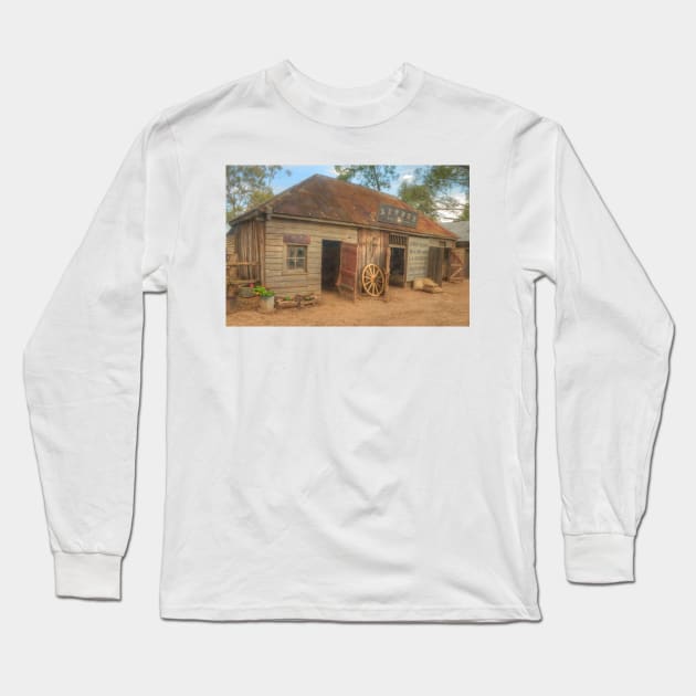 Livery at Wilberforce Pioneer Village Long Sleeve T-Shirt by Michaelm43